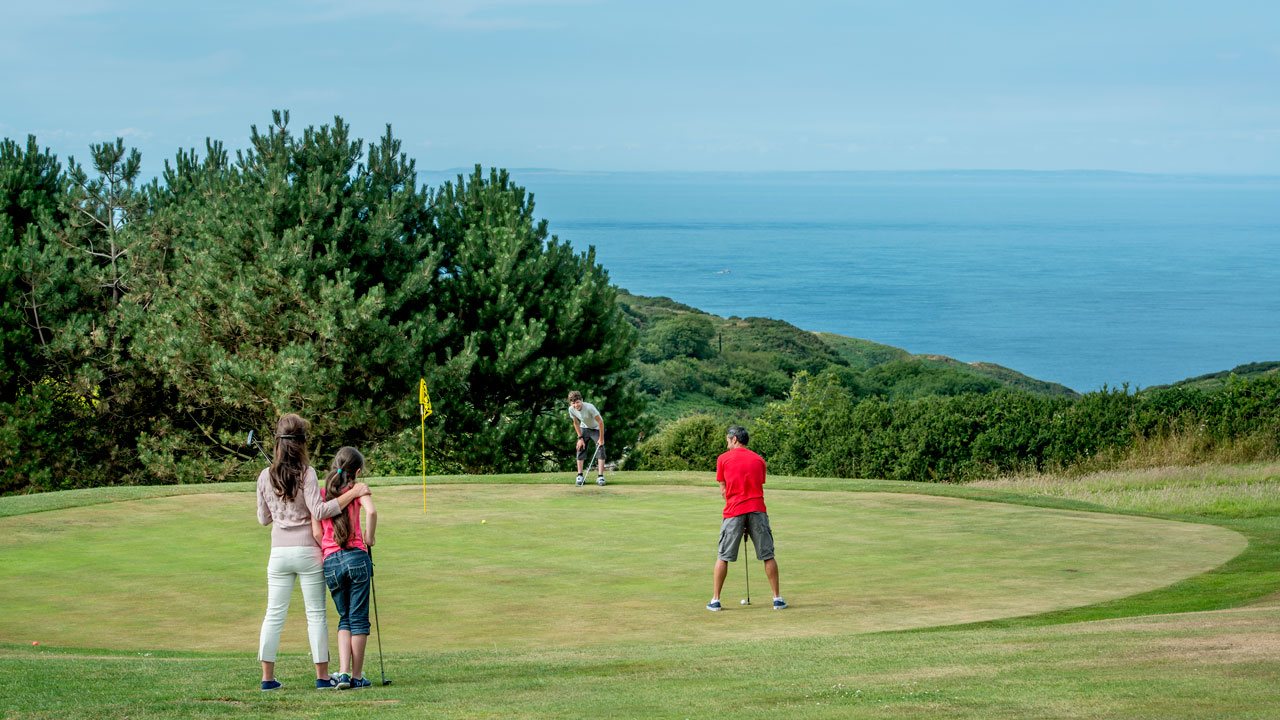 9-hole sea view golf course