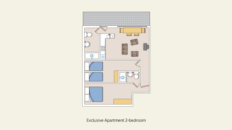 apartments exclusive 2 bedroom