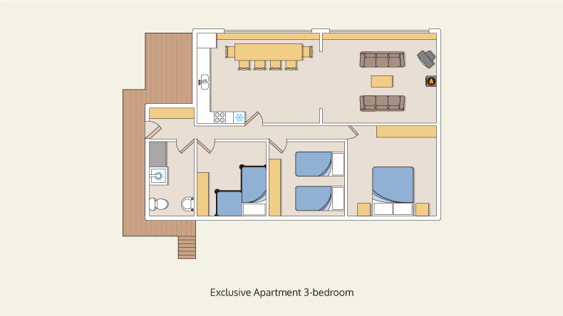 apartments exclusive 3 bedroom
