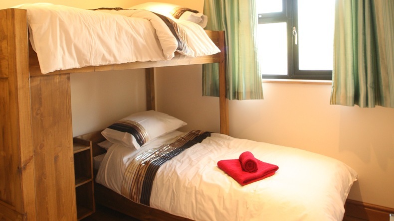 Exclusive apartment bunk bedroom