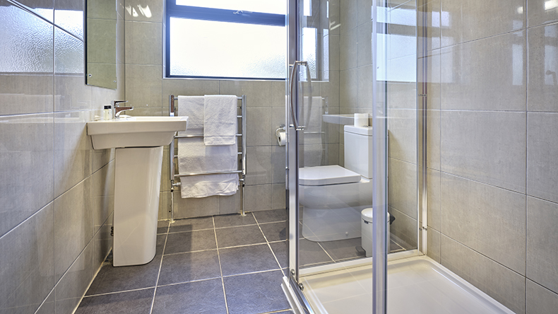 Exclusive apartment shower room