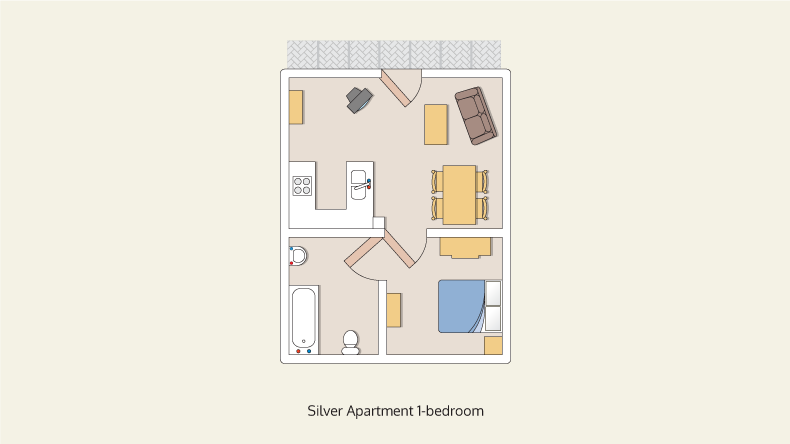 apartments silver 1 bedroom