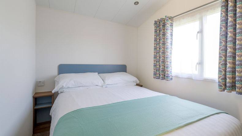 New Wave Bronze caravan master bedroom