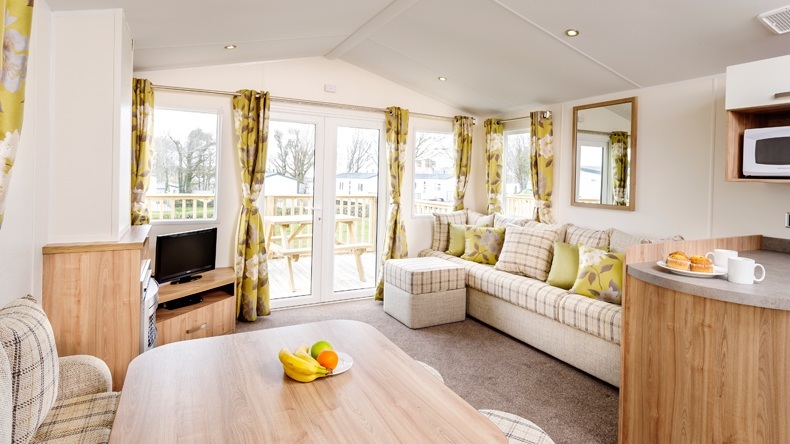 Gold Woodland lounge at Twitchen House