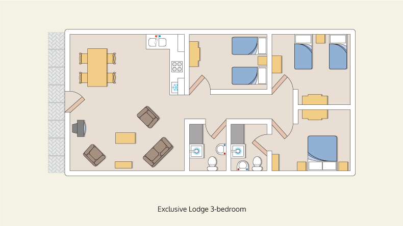 lodges exclusive 3 bedroom