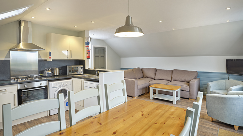 Platinum lodge lounge at Golden Coast Holiday Park Woolacombe