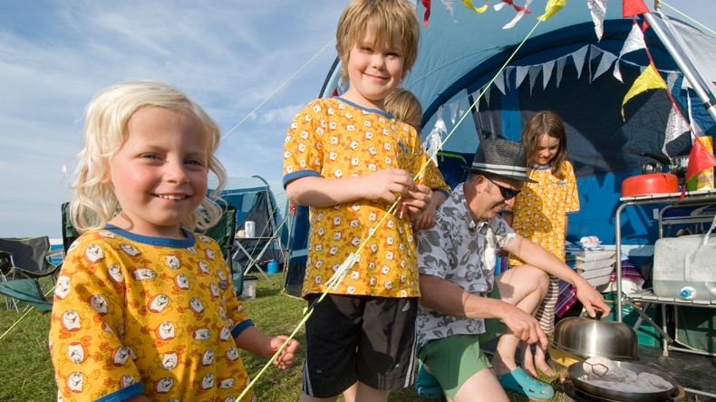 Grass Tent Camping Pitch Easewell Farm
