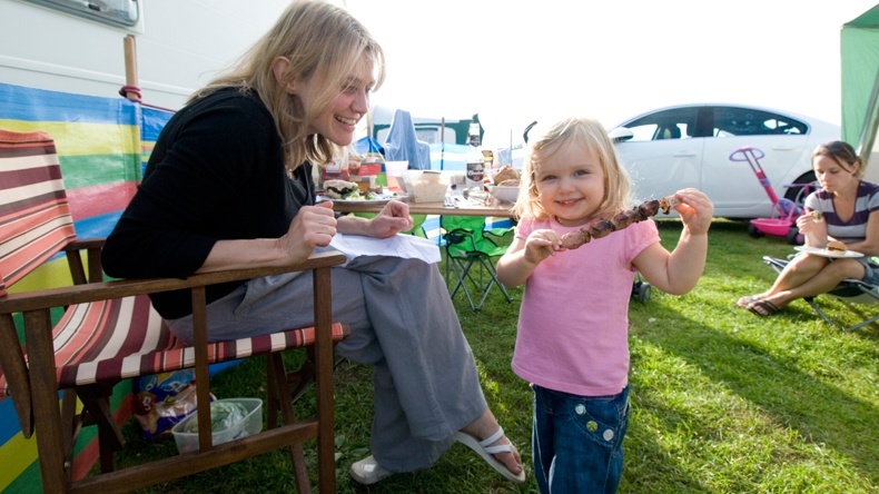 Super Hardstanding Touring Caravan Pitch Easewell Farm Devon