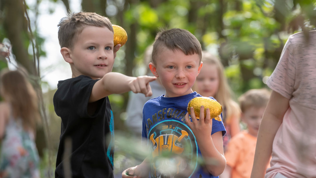 Easter egg holiday hunt in Woolacombe
